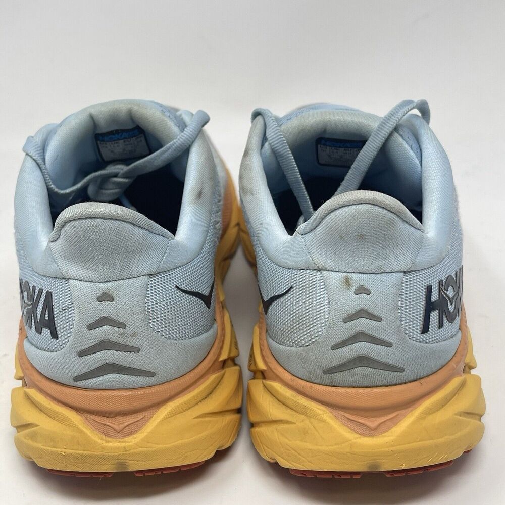 Hoka One One Clifton 8 Womens 7 Blue Mesh Running Walking Shoes Sneakers - Picture 12 of 16